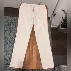 Lululemon ABC pant utilitech in white (bone)